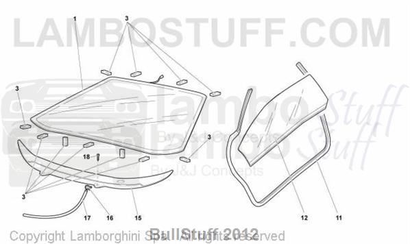 2010 Lamborghini MURCIELAGO LP 640 ROADSTER ENGLAND WINDOWS (845.02.00)